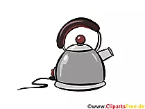 Wasserkocher Illustration, Clipart, Bild