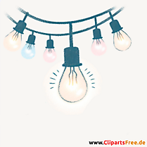 Lichterkette Clipart - Bilder zum Herunterladen