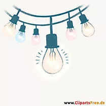 Lichterkette Clipart - Bilder zum Herunterladen