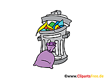 Müll Bild, Clipart, Illustration, Grafik, Zeichnung kostenlos