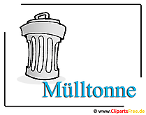 Mülltonne Grafik Clipart free
