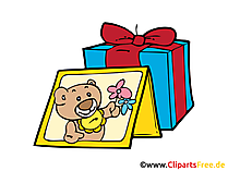 Present, Gift Clip Art, Cartoon, Image, Pic
