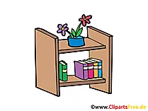 Regal Bild, Clipart, Illustration, Grafik, Zeichnung kostenlos