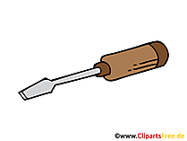 Schraubenzieher Bild, Clipart, Illustration, Grafik, Zeichnung kostenlos