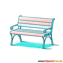 Sitzbank Clipart - Bilder zum Herunterladen