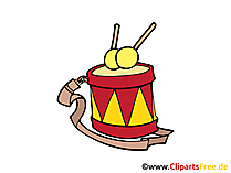 Trommel Bild, Clipart, Illustration, Zeichnung gratis