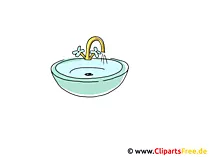 Waschbecken Clipart