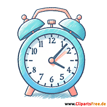 Wecker Clip Art - Bilder zum Herunterladen