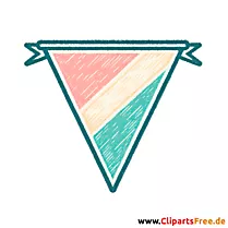 Wimpel Clipart - Bilder zum Herunterladen