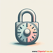 Zahlenschloss Clipart - Bilder zum Herunterladen