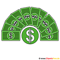 Clipart Grafik kostenlos Geld