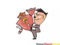 Finanzamt Clip Art, Bild, Cartoon, Comic, Illustration, Grafik kostenlos