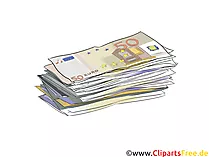 Finanzen & Investment Cliparts mit Geldscheinen
