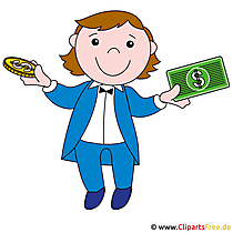 Geld machen - Clipart kostenlos