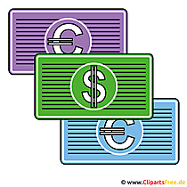 Geldscheine Bilder für Präsentationen