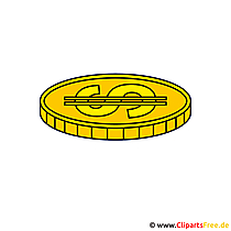Gold - Münze Clipart gratis