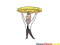 Münze Clipart, Bild, Cartoon, Comic, Illustration, Grafik kostenlos