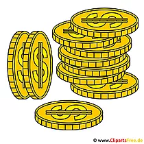 Münzen Clipart
