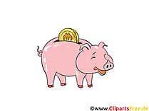 Piggy bank clip art free