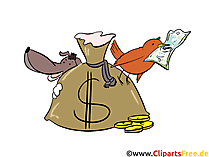 Viel Geld Bild, Clip Art, Cartoon