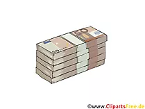 Viel Kohle, Geld Clipart Bild