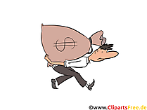 Vielverdiener Steuer Clipart, Bild, Cartoon, Comic, Illustration, Grafik kostenlos