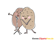 Cartoon Clipart Lustige Kartoffeln