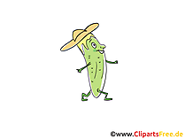 Gurke Clip Art, Illustration, Bild, Cartoon