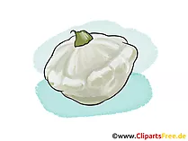 Patisson Illustration, Bild, Clipart gratis