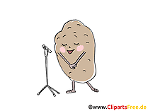 Kartoffel Clip Art, Illustration, Bild, Cartoon