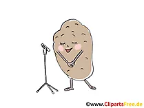Kartoffel Clip Art, Illustration, Bild, Cartoon