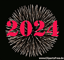 Gif за Честита Нова 2024 година