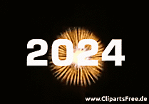 新年快乐的Gif 2024