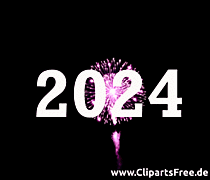 Честита нова година 2024 Gif
