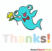 Danksagung auf Englisch Gif Clipart animiert