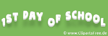 Gif-Animation 1st Day of School
