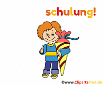 Glückwunsch E-Karte zur Einschulung Gif animiert
