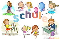 Schulbilder animiertes Clipart im APNG-Format