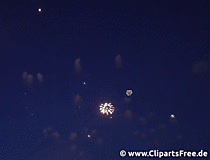 Feuerwerk zum Silvester Gif-Bild
