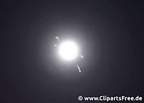 Feuwerwerk in Regenbogenfarben Gif Animation