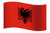 Albanien Fahne Gif Animation