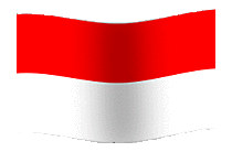 Indonesien Flagge Gif kostenlos