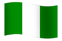 Nigeria Flagge Gif animated