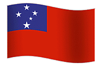 Samoa Fahne Gif Animation