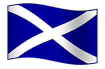 Schottland Flagge Gif animated