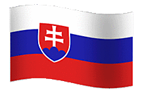 Slowakei Fahne Gif Animation
