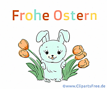 e-Card Frohe Ostern auf Deutsch