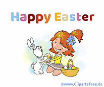 Bild zu Ostern auf Englisch zum Teilen in sozialen Netzwerken