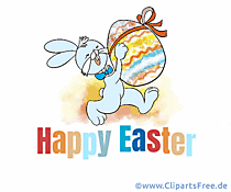 Osterhase Bild zu Ostern auf Englisch
