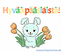 Wie sagt man Frohe Ostern auf Finnisch? Bild